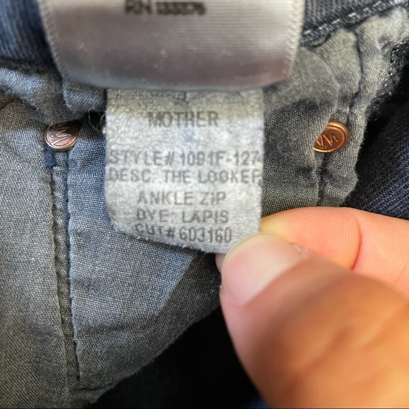 Mother Denim The looker ankle zip skinny Jeans 26 - Picture 9 of 9